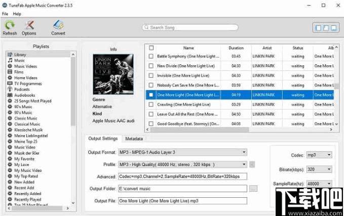 TuneFab Apple Music Converter下载,音乐转换器