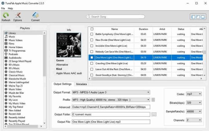 TuneFab Apple Music Converter下载,音乐转换器