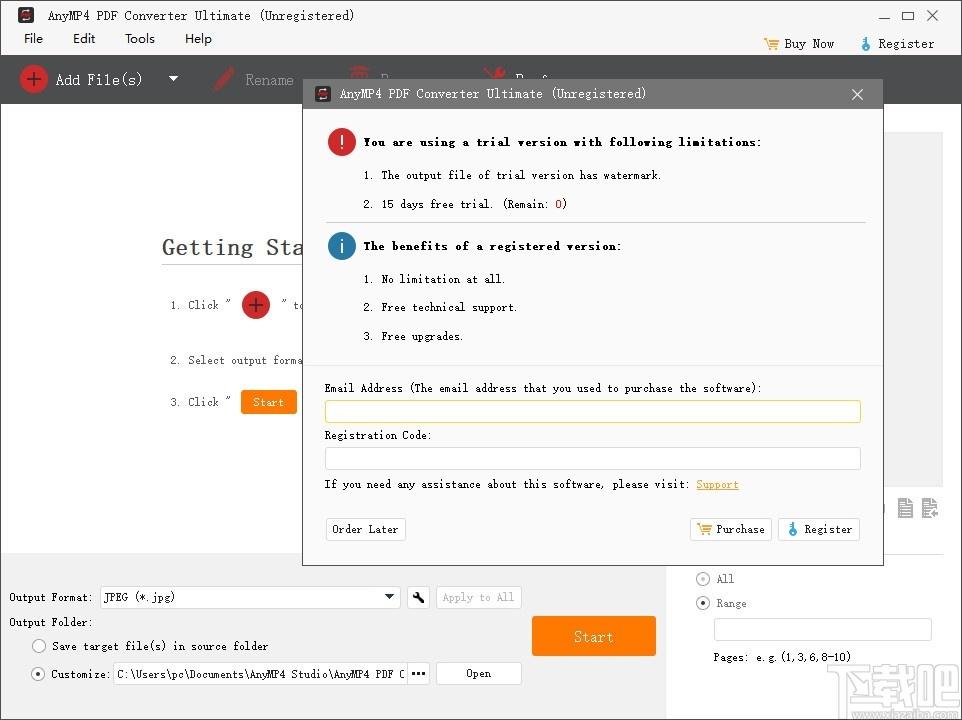 AnyMP4 PDF Converter Ultimate下载,PDF转换器,PDF转JPG