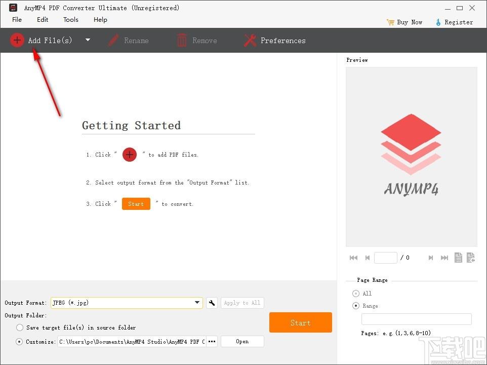 AnyMP4 PDF Converter Ultimate下载,PDF转换器,PDF转JPG