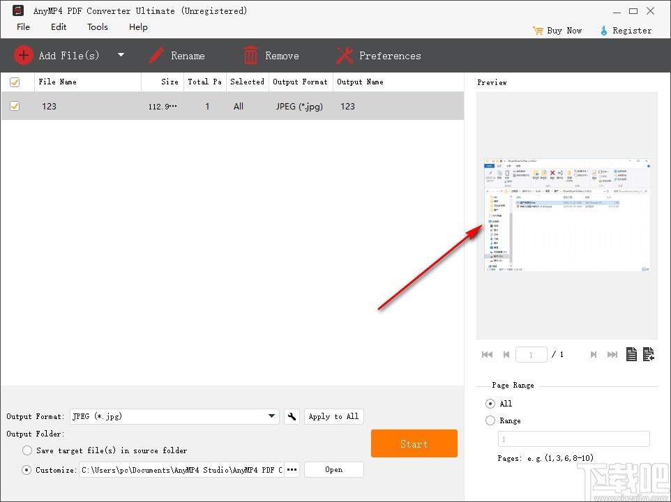 AnyMP4 PDF Converter Ultimate下载,PDF转换器,PDF转JPG