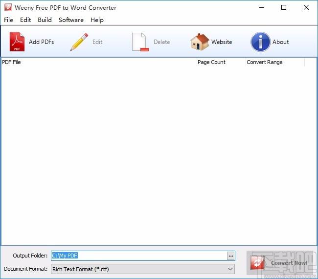 Weeny Free PDF to Word Converter下载,PDF转Word转换器