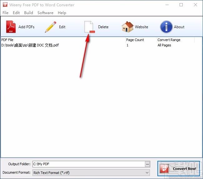 Weeny Free PDF to Word Converter下载,PDF转Word转换器