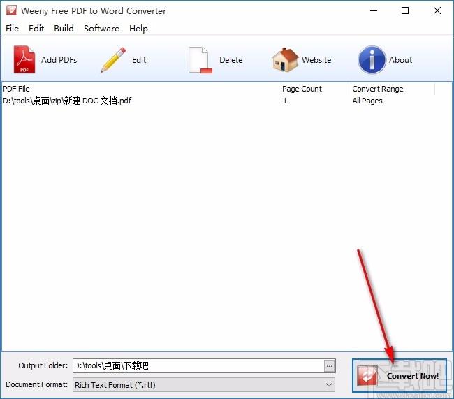Weeny Free PDF to Word Converter下载,PDF转Word转换器