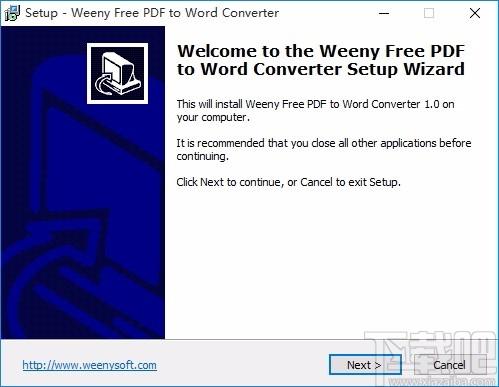 Weeny Free PDF to Word Converter下载,PDF转Word转换器