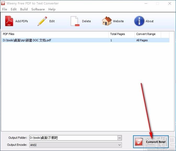Weeny Free PDF to Text Converter下载,PDF转Text转换器