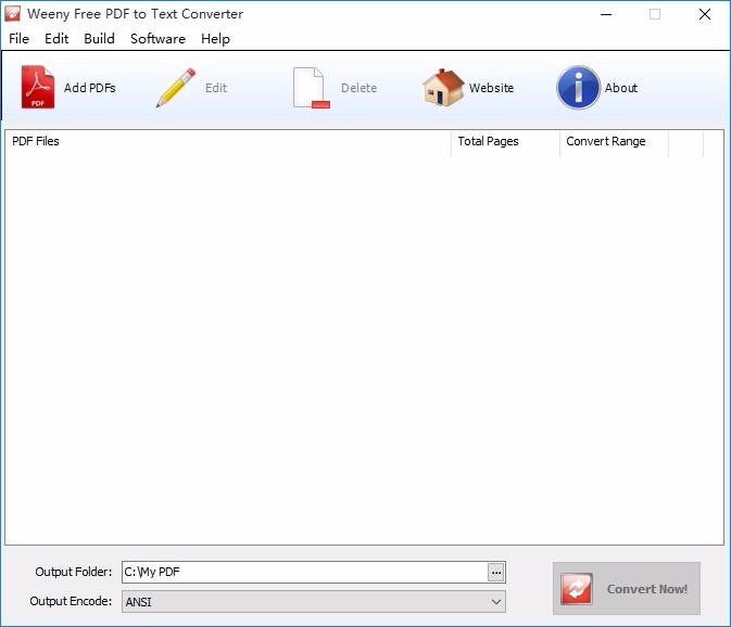 Weeny Free PDF to Text Converter下载,PDF转Text转换器