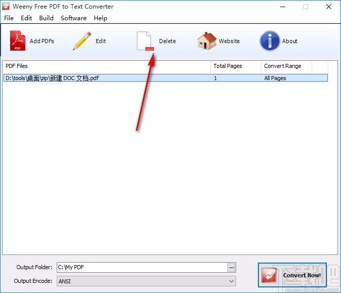 Weeny Free PDF to Text Converter下载,PDF转Text转换器