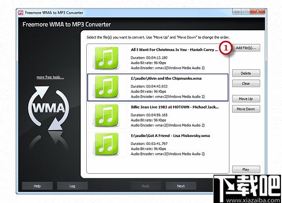 Freemore WMA to MP3 Converter下载,音频转换,wma转换