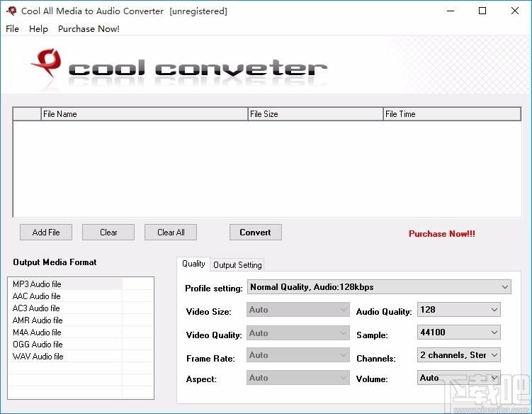 Cool All Media to Audio Converter下载,音频格式转换器