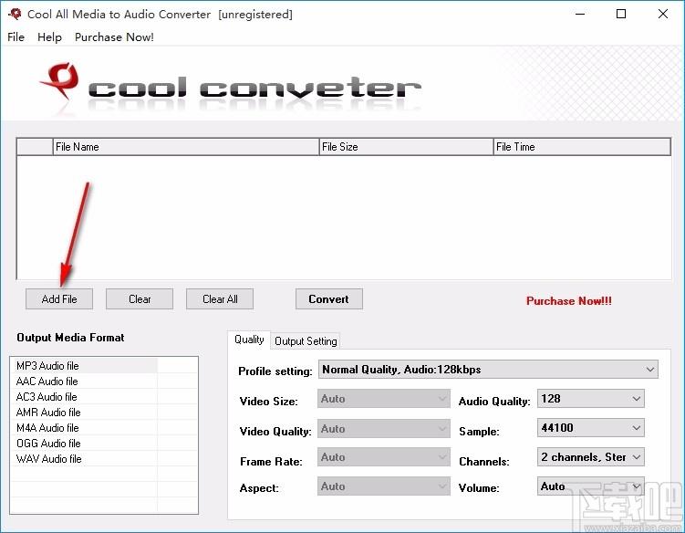Cool All Media to Audio Converter下载,音频格式转换器