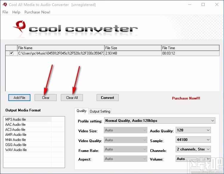 Cool All Media to Audio Converter下载,音频格式转换器