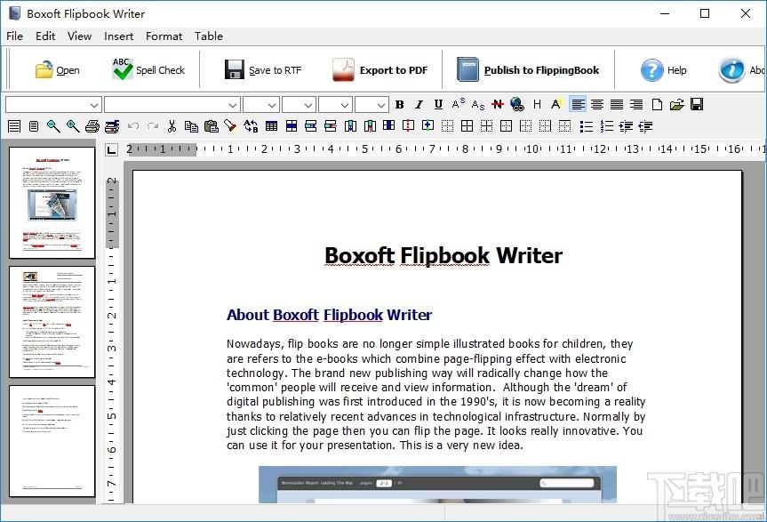 Boxoft Flipbook Writer下载,翻页书制作软件,书籍制作,阅读器