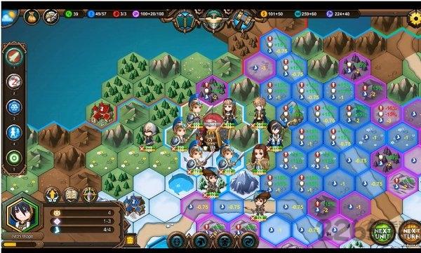 军团战棋英雄时代无限资源版下载,军团战棋英雄时代,战棋游戏,烧脑游戏