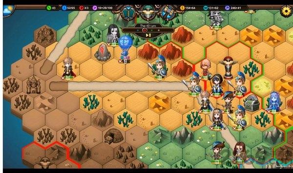 军团战棋英雄时代无限资源版下载,军团战棋英雄时代,战棋游戏,烧脑游戏